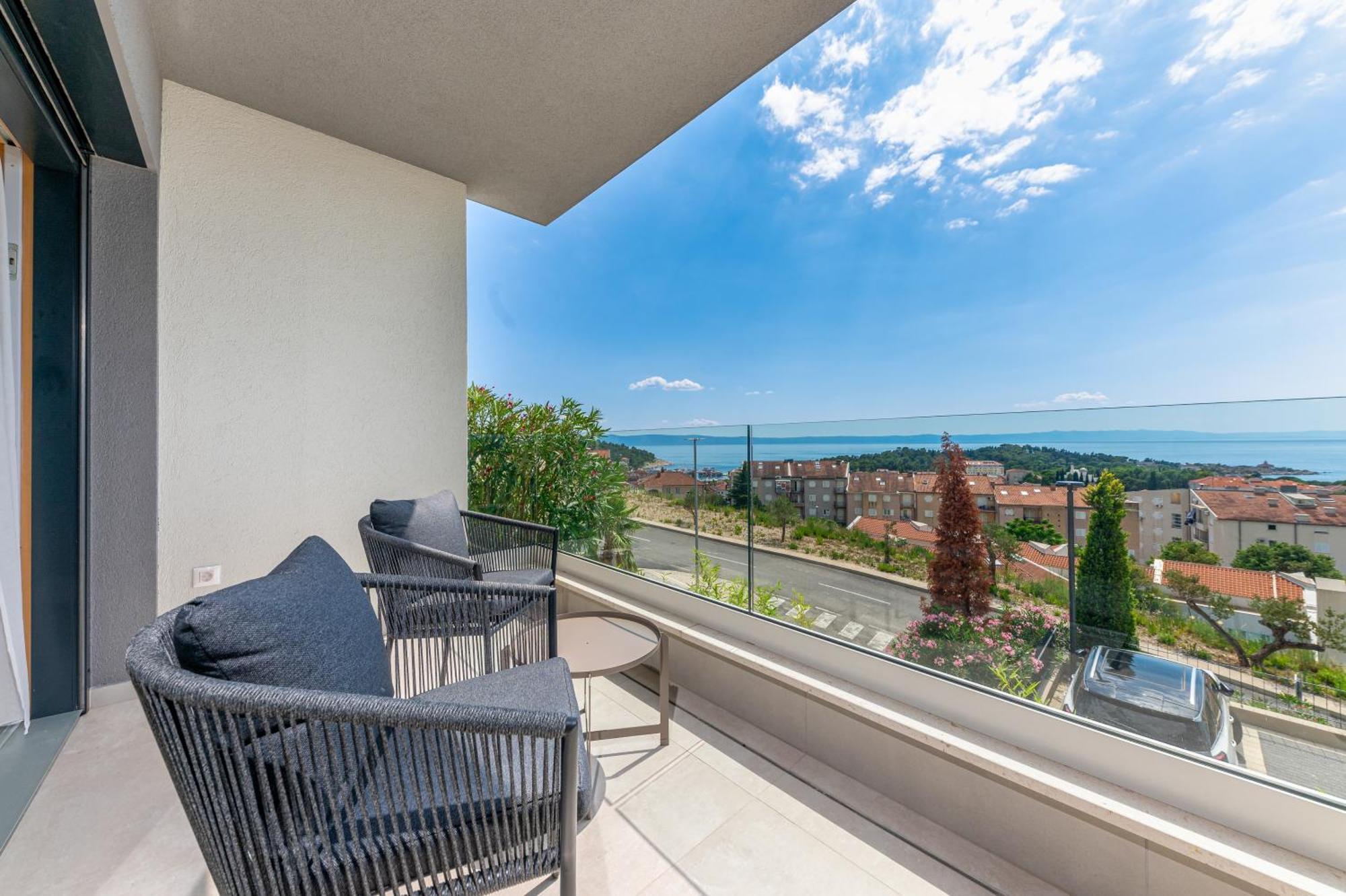 Luxury Adria Sea City & Mountain View Apartment Μακάρσκα Εξωτερικό φωτογραφία